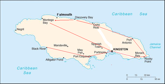 Jamaica Itinerary
