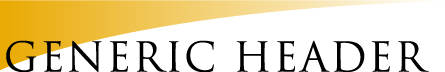 Generic Header