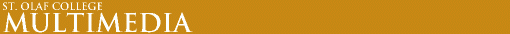 St. Olaf College -- Department Header