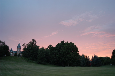 old main sunset