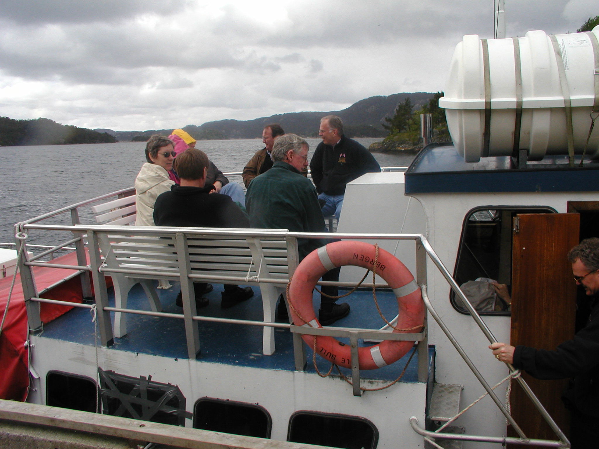 Boarding Boat to Lysoen