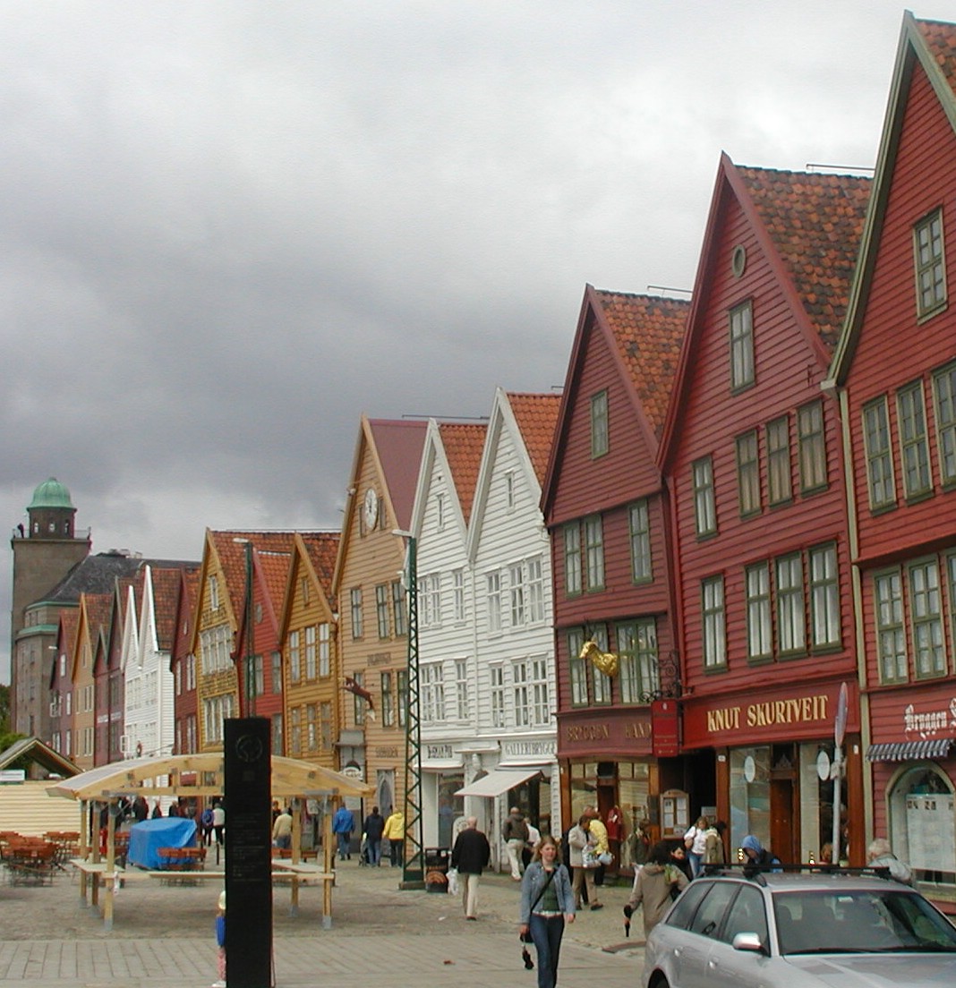 Bergen German quarter and tower