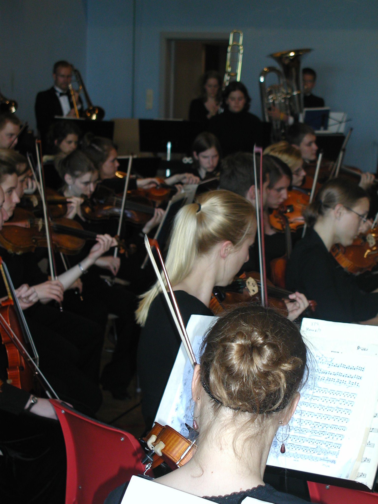 Snåsa orchestra-strings, brass