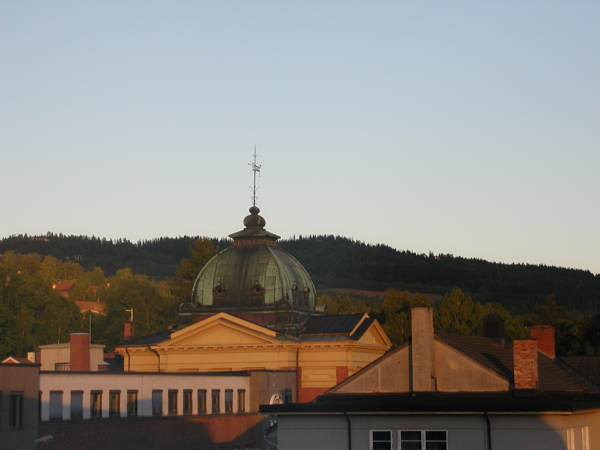 Lillehammer at sunset