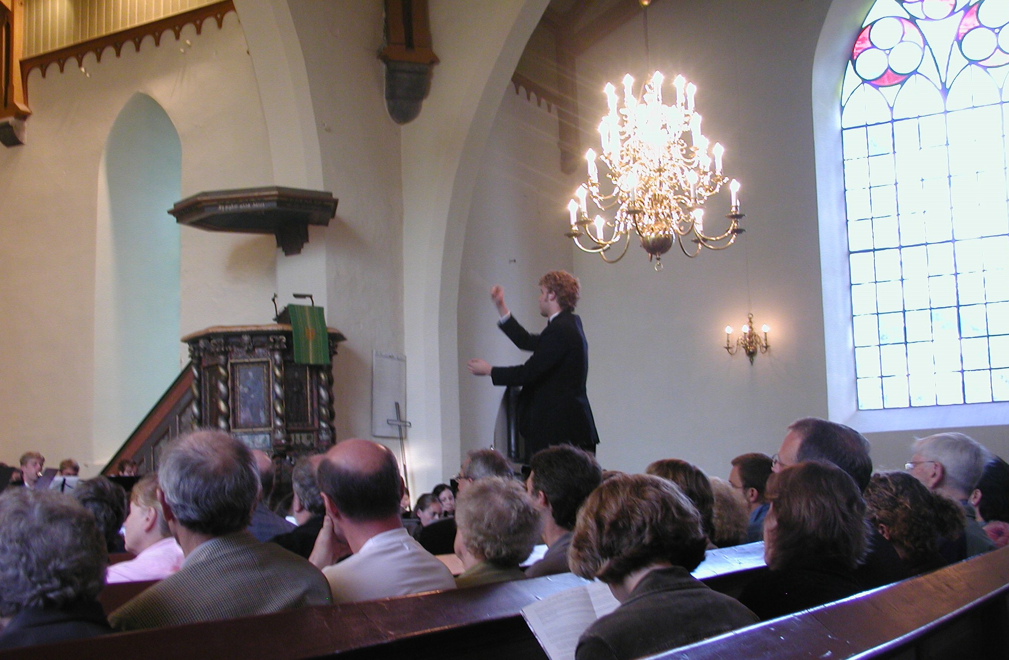 Band Snåsa-Carl N. conducts