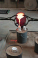 bronze pour