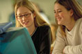 Two Students at Computer
