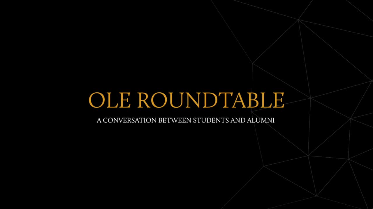 Ole Roundtable -  Conversation Between Students and Alumni 2.0