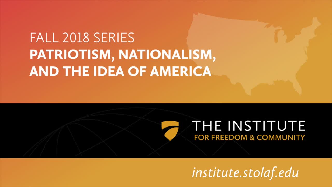 Institute for Freedom & Community - Fall Theme 2018