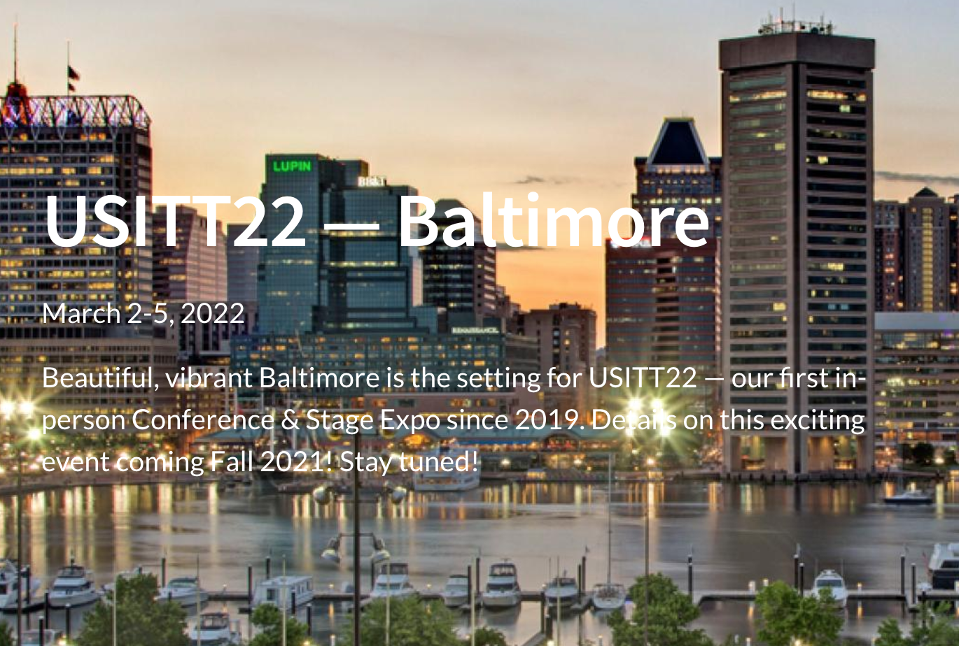 USITT Conference Graphic